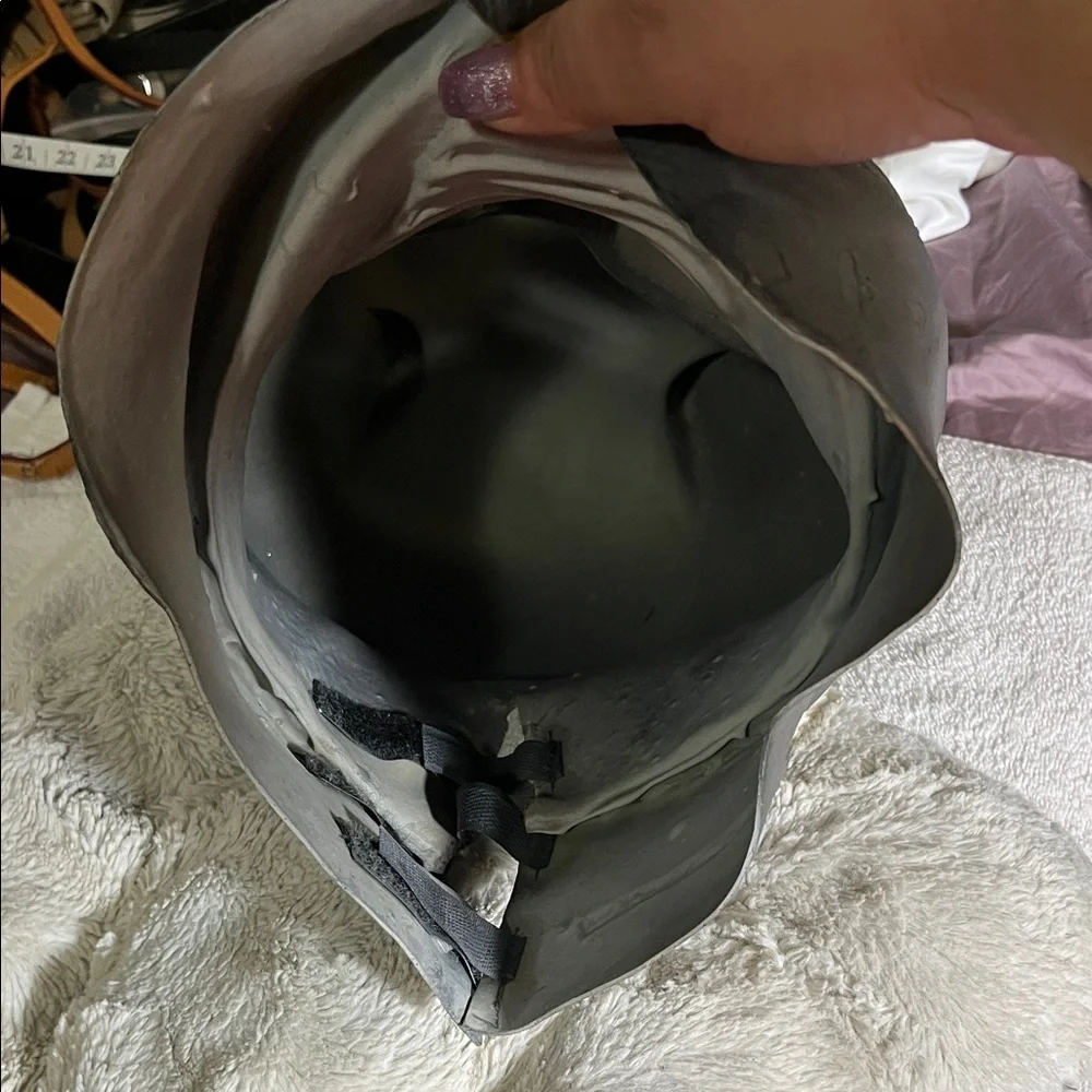 Stealth Gray Superhero Face Mask